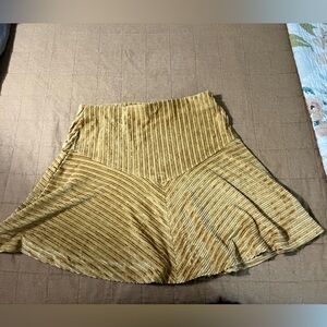 Free people good velvet mini skirt